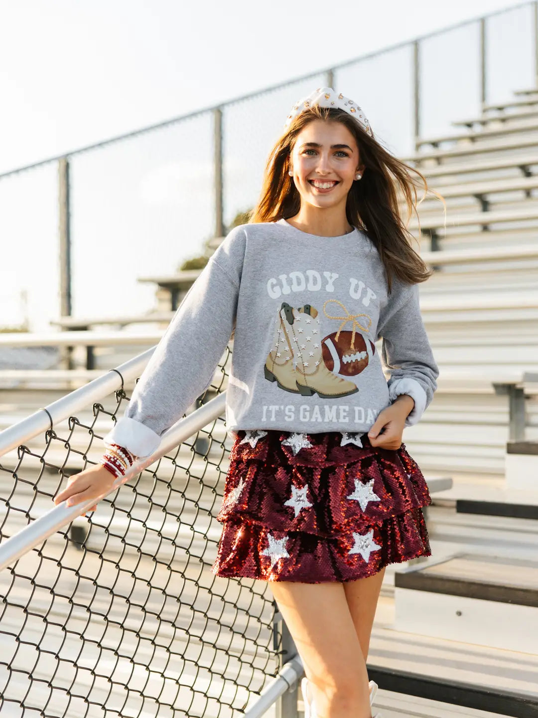 Giddy Up It's Game Day Sweatshirt - Pick Your Color