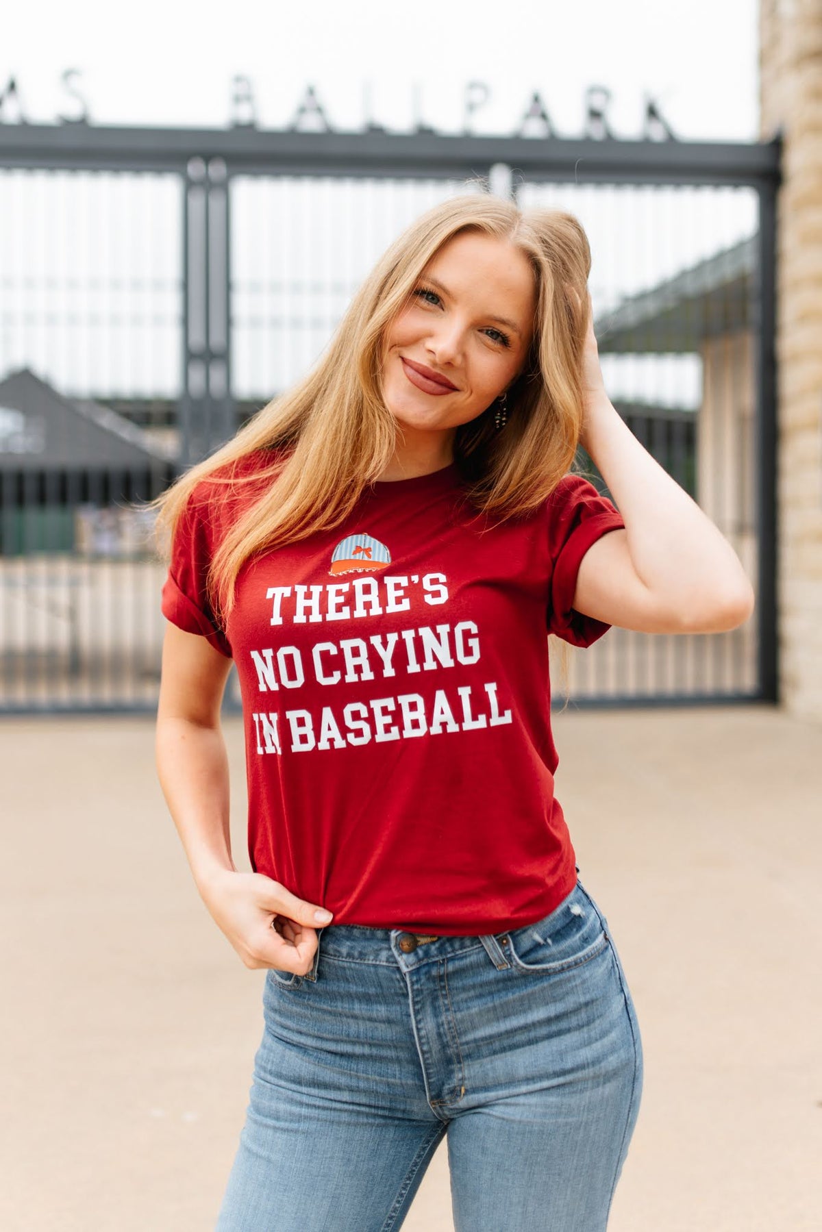 There's No Crying In Baseball T-Shirt - Pick Your Color